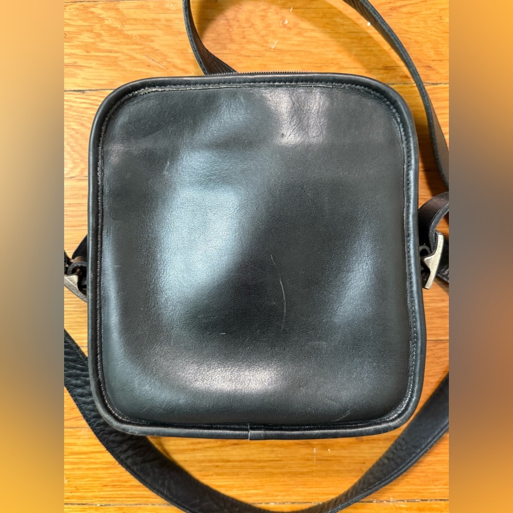 Vintage Coach 9817 Black Leather Camera Crossbody Shoulder Bag - Picture 14 of 16